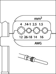 Bild für Kategorie 8140-18 Modul-Einsatz für schwere Steckverbinder