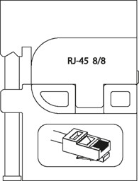 Bild von 8140-16 Modul-Einsatz RJ 45