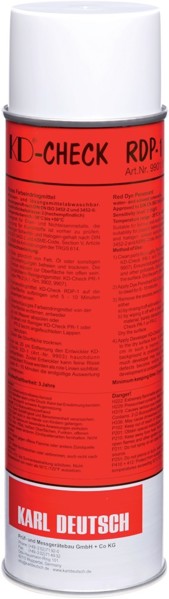 Imagen de Farbeindringmittel-Spray 500ml rot KD-Check RDP-1