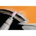 Bild von STEEL EDGE Schleifstift Zylinder Ø 10x32 mm Schaft-Ø 6 mm A80 für Stahl- und Stahlguss