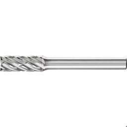 Bild von Hartmetall Hochleistungsfrässtift STEEL Zylinder ZYAS stirnv. Ø 08x20mm Schaft-Ø 6 mm Stahl