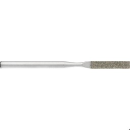 Imagen de Diamantfeile für Handfeilgerät flachst. 3,0x1,0x50mm Schaft-Ø3 mm D126 (mittel) beidseitig