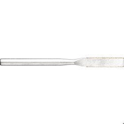 Bild von Diamantfeile für Handfeilgerät flachst. 0,5x4,0x50mm Schaft-Ø3 mm D126 (mittel) Stirnseiten