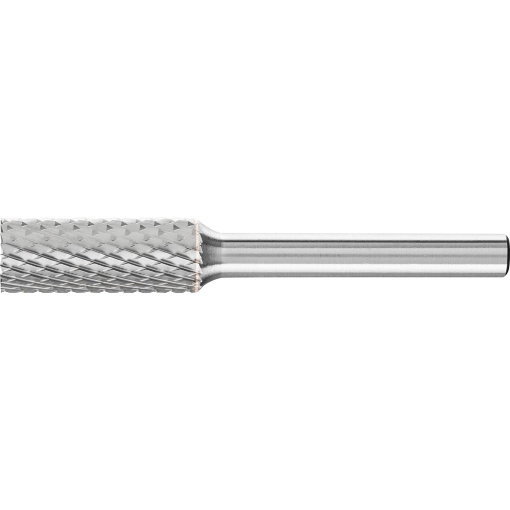 Bild von Hartmetall Frässtift Zylinder ZYAS stirn. Ø 10x25 mm Schaft-Ø 6 mm Z4 universal mittel fein