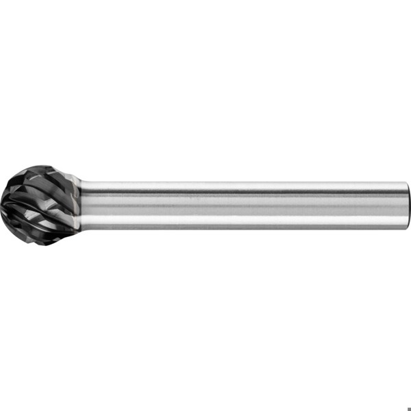 Bild von Hartmetall Hochleistungsfrässtift STEEL Kugel KUD Ø 10x09 mm Schaft-Ø 6 mm HICOAT für Stahl
