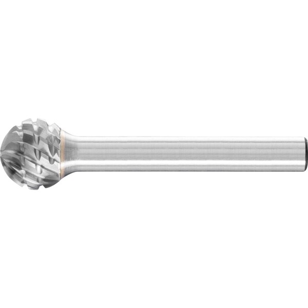 Bild von Hartmetall Hochleistungsfrässtift Kugel KUD Ø 12x10mm Schaft-Ø 6 mm TITANIUM für Titan