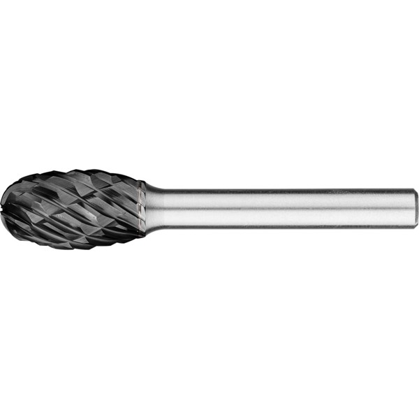 Bild von Hartmetall Hochleistungsfrässtift STEEL Tropfen TRE Ø 12x20mm Schaft-Ø 6 mm HICOAT für Stahl