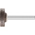 Bild von INOX EDGE Schleifstift Zylinder Ø 25x6 mm Schaft-Ø 6 mm A46 für Edelstahl