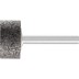 Bild von INOX EDGE Schleifstift Zylinder Ø 25x13 mm Schaft-Ø 6 mm A30 für Edelstahl
