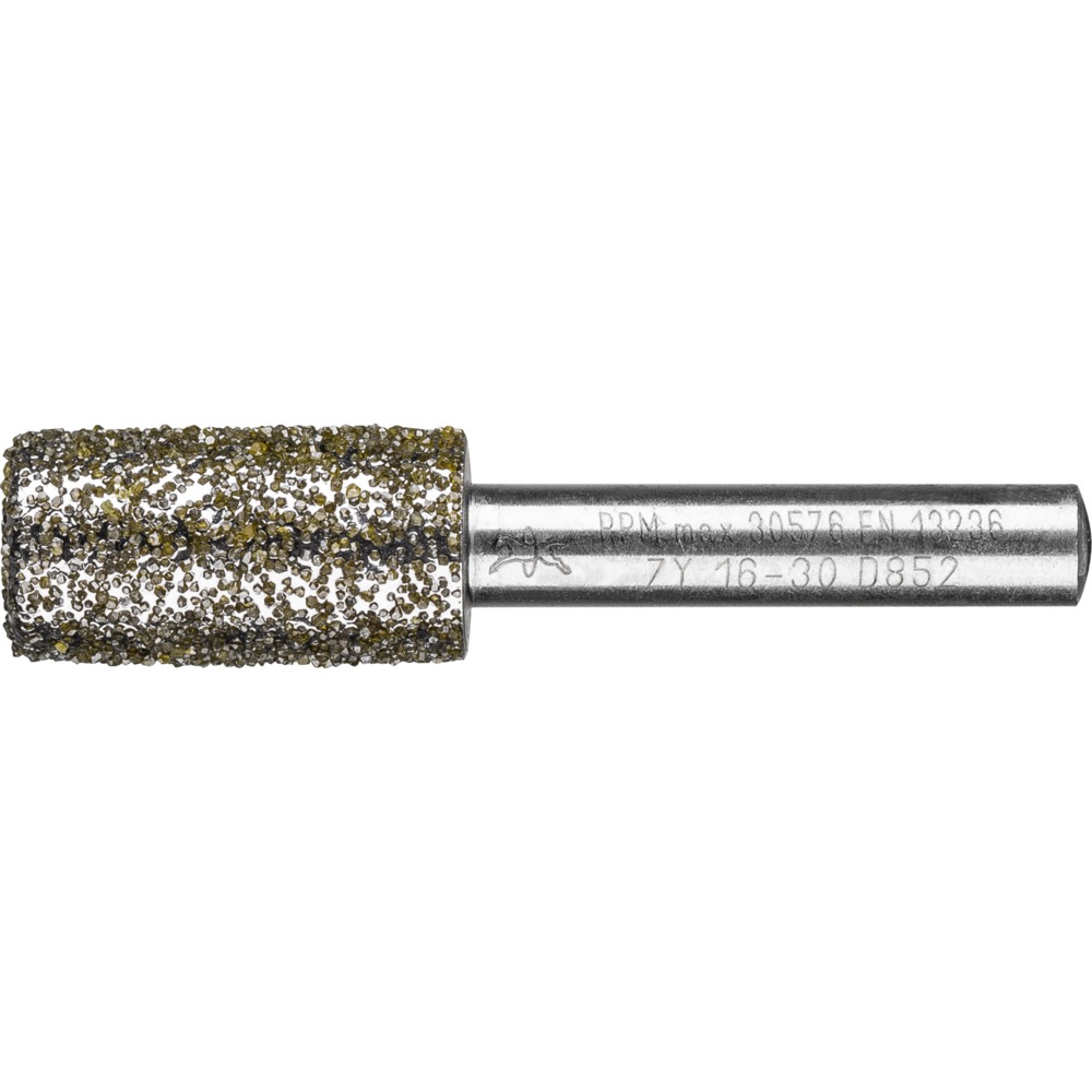 Picture of Diamant-Schleifstift Zyl. Ø16,0mm SchaftØ8 mm D852 (sehr grob) zum Ausschleifen von Nuten