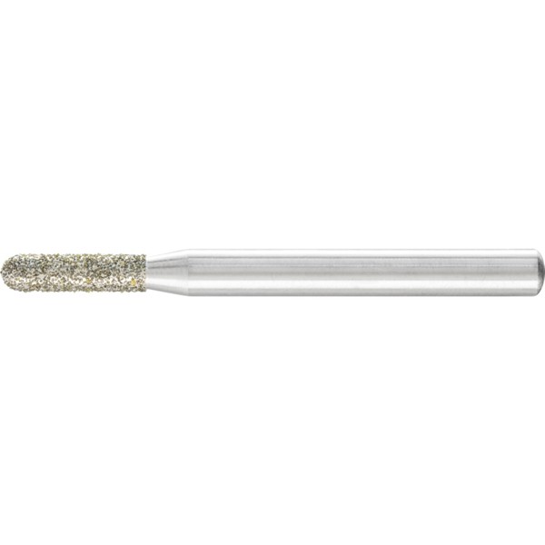 Bild von Diamant-Schleifstift Walzenrund Ø5,0mm Schaft-Ø6 mm D357 (grob) zum Schleifen von GFK/CFK