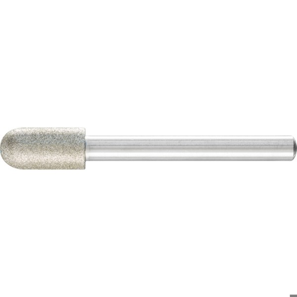 Imagen de Diamant-Schleifstift Walzenrund Ø10,0mm Schaft-Ø6 mm D126 (mit.) ideal für den Handeinsatz