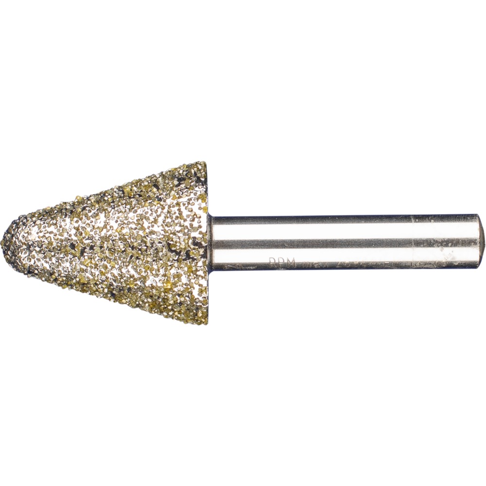 Picture of Diamant-Schleifstift Kegel 24x30x8 mm D852 zum Schleifen von Grau-und Sphäroguss