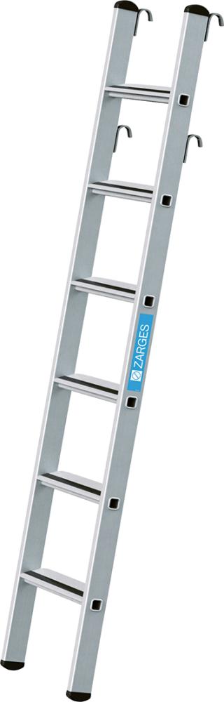 Picture of Regaleinhängeleiter mit gebördelten Stufen und ZARGES Safer Step Technology