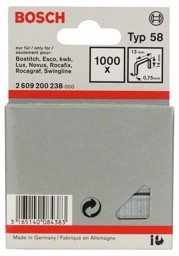 Bild von Feindrahtklammer Typ 58, 13 x 0,75 x 14 mm, 1000er-Pack