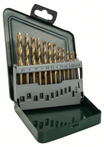 Picture of Metallbohrer-Set HSS-TiN, 13-teilig, 1,5 - 6,5 mm