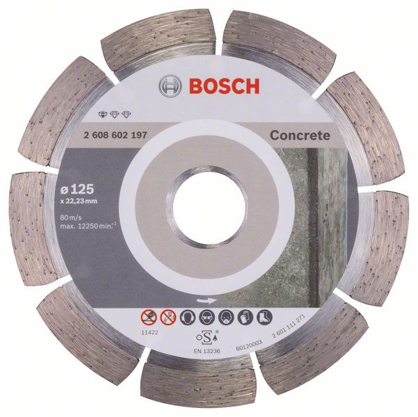 Picture of Diamanttrennscheibe Standard for Concrete, 125 x 22,23 x 1,6 x 10 mm, 1er-Pack