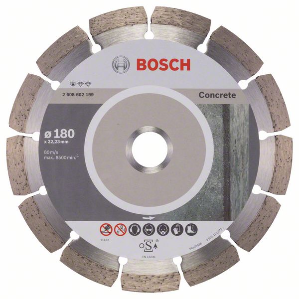 Picture of Diamanttrennscheibe Standard for Concrete, 180 x 22,23 x 2 x 10 mm, 1er-Pack