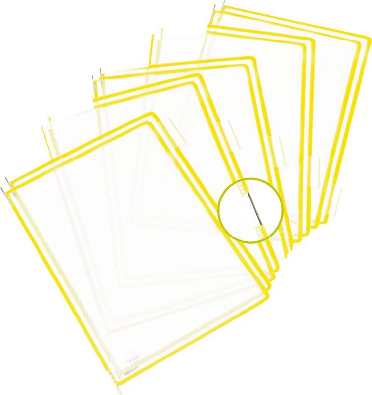 Imagen de Sichttafel A4 gelb Pckg. a 10 Stück