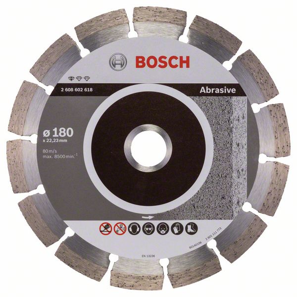 Picture of Diamanttrennscheibe Standard for Abrasive, 180 x 22,23 x 2 x 10 mm