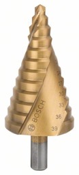 Bild von Stufenbohrer HSS-TiN, 6 - 39 mm, 10 mm, 93,5 mm, 12 Stufen