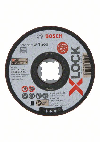 Imagen de X-LOCK Standard for Inox, 115 x 1,6 mm, T41