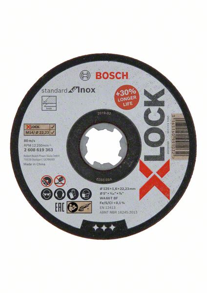 Imagen de X-LOCK Standard for Inox, 125 x 1,6 mm, T41