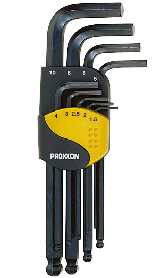 Bild von Winkelschlüsselsatz für Innen-6kant-Schrauben