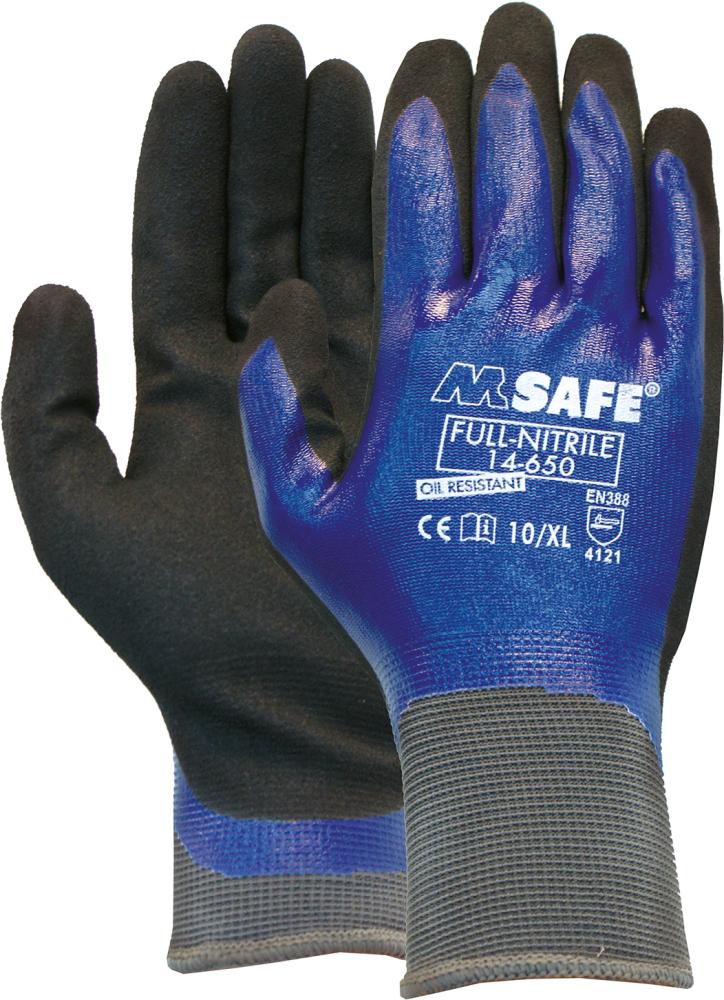 Picture of Handschuh M-Safe 14-650,Nitril, Gr.9, vollbeschichtet