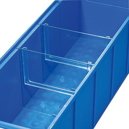 Picture of Sichtboxen-Set blau 600x240x125 mm