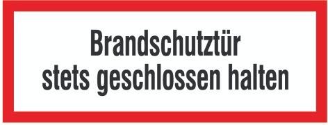 Imagen para la categoría Hinweisschild, Brandschutztür