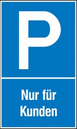 Bild für Kategorie Parkplatzschilder