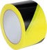Bild von Warnmarkierungsband PVC selbstklebend 60mmx66m gelb/schwarz
