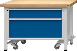 Bild für Kategorie Kombiwerkbank, Serie V, mit 2 Schubladenunterschränken, 8 Schubladen, 1 Tür