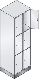 Bild für Kategorie Raumpflege-Geräteschrank, Serie Evolo, mit Sockel, kombinierbar