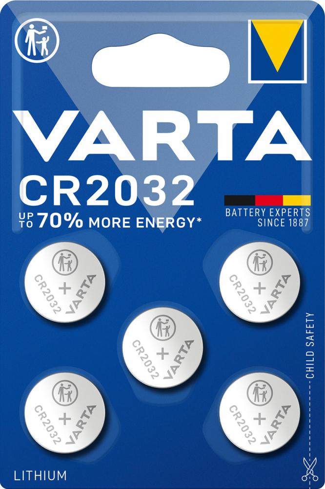 Imagen para la categoría Knopfbatterie VARTA Lithium CR2032, Set