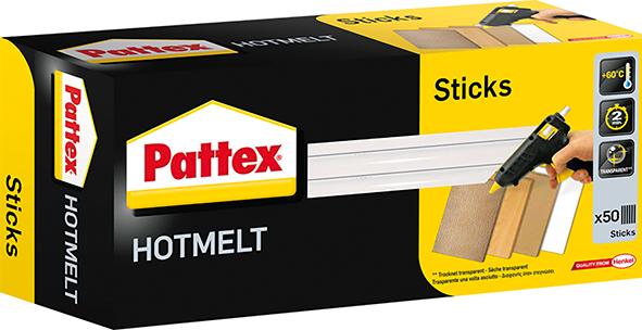 Bild von Heißklebepatronen Pattex hochfest transparent Paket 1kg Henkel