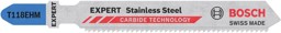 Bild von EXPERT ‘Stainless Steel’ T 118 EHM Stichsägeblatt, 3 Stück. Für Stichsägen