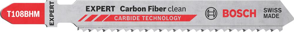 Picture of EXPERT ‘Carbon Fiber Clean’ T 108 BHM Stichsägeblatt, 3 Stück. Für Stichsägen