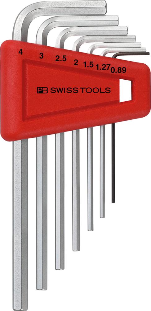 Picture of Winkelschraubendreher- Satz im Kunststoffhalter 7-teilig 0,89-4mm PB Swiss Tools