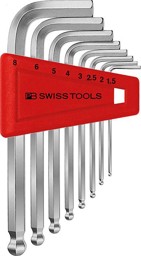 Picture of Winkelschraubendreher- Satz im Kunststoffhalter 8-teilig 1,5-8mm Kugelkopf PB Swiss Tools