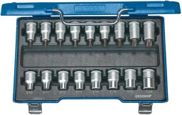 Bild für Kategorie Steckschlüssel-/Schraubendreher-Einsatz-Garnitur 1/2" für TORX®-Schrauben, Nr. ITX 19 TX-017