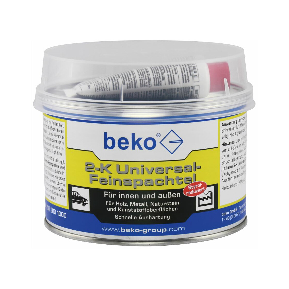 Picture of Beko 2K-Universal Feinspachtel 1kg