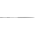 Bild von Präzisions-Nadelfeile Halbrund 180mm Schweizer Hieb 2, mittel-fein