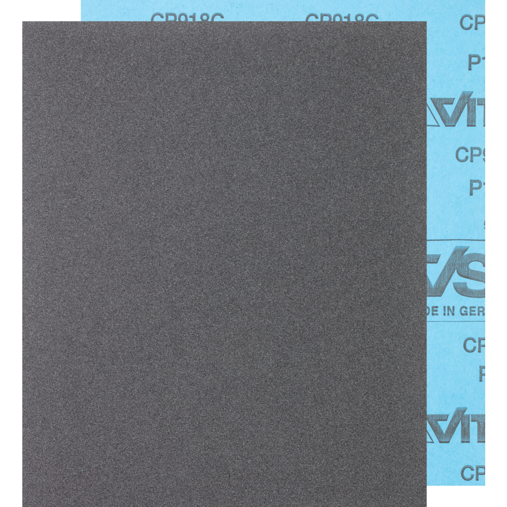 Picture of wasserfester Papier Schleifbogen 230x280mm BP W SiC100 für Lackbearbeitung