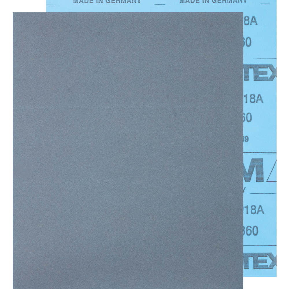 Imagen de wasserfester Papier Schleifbogen 230x280mm BP W SiC360 für Lackbearbeitung