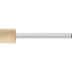 Picture of Poliflex Schleifstift Zylinderform Ø 8x8 mm Schaft-Ø 3 mm Bindung LR A120