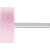 Bild von STEEL EDGE Schleifstift Zylinder Ø 40x15 mm Schaft-Ø 6 mm A60 für Stahl- und Stahlguss