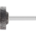 Picture of INOX EDGE Schleifstift Zylinder Ø 32x8 mm Schaft-Ø 6 mm A30 für Edelstahl