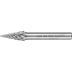 Bild von Hartmetall Hochleistungsfrässtift ALLROUND Spitzkegel SKM Ø 08x20mm Schaft-Ø 6 mm univers.grob